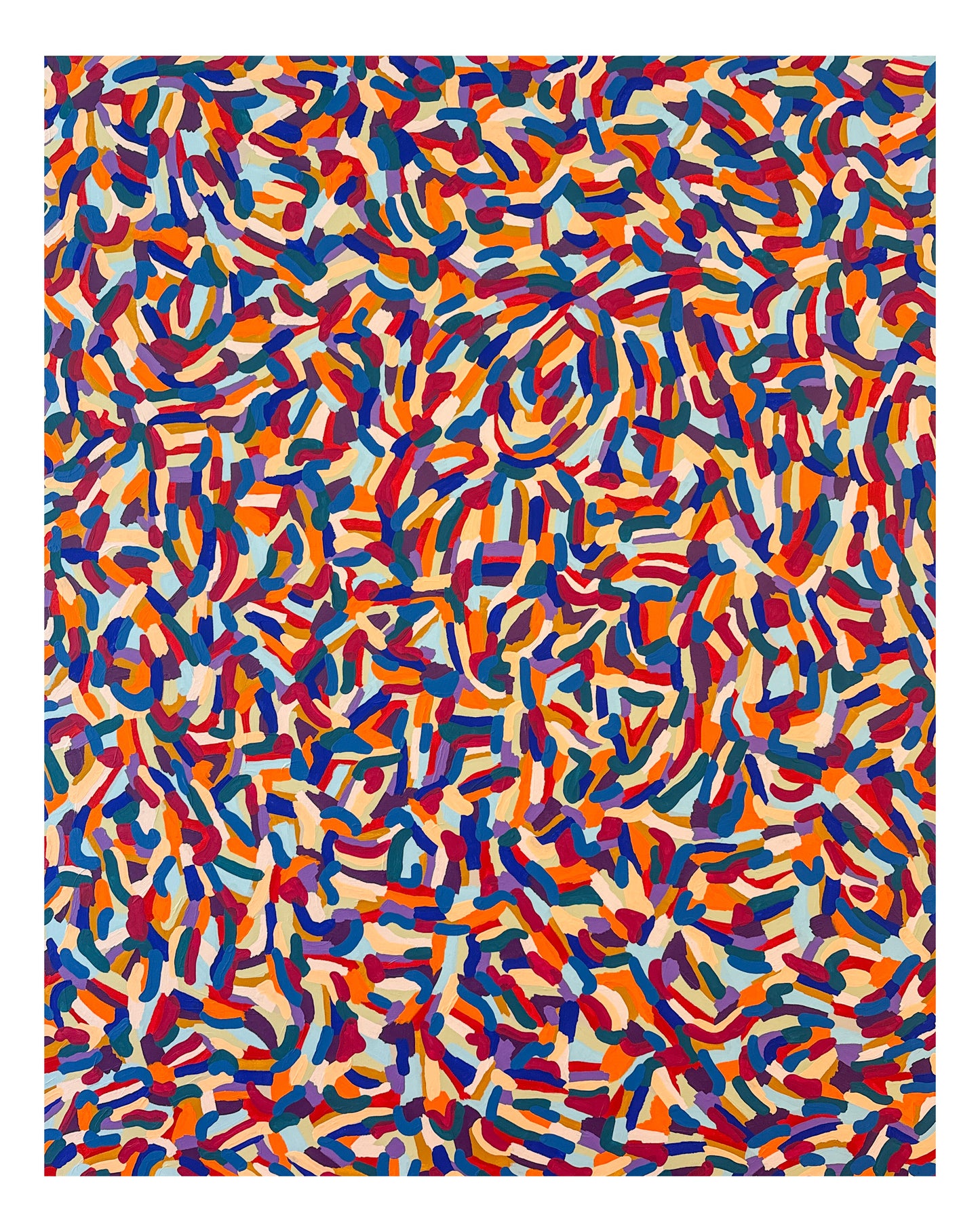 Persevering Grooves [60”x48”]