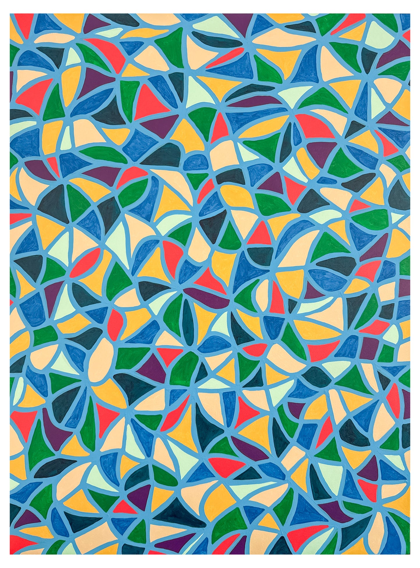 Vivacious Flux [48”x36”]